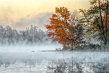 Misty Lower Rideau Lake At Sunrise_DSCF06679